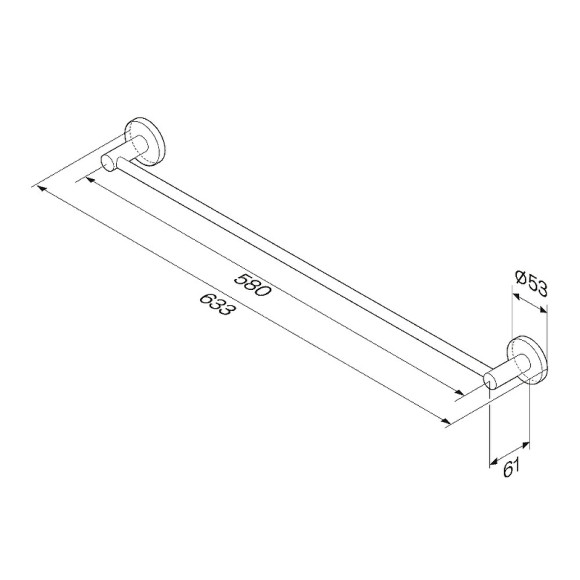 Полотенцедержатель AM.PM X-Joy A85A346422 Черный матовый Полотенцедержатель AM.PM X-Joy A85A346422 Черный матовый