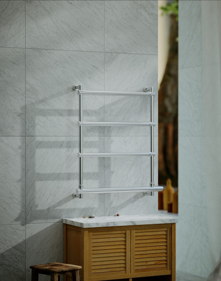 Электрический полотенцесушитель Margaroli Sole 542-4 BOX 5424704CRNB Хром Электрический полотенцесушитель Margaroli Sole 542-4 BOX 5424704CRNB Хром