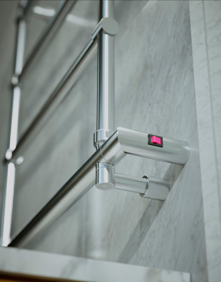 Электрический полотенцесушитель Margaroli Sole 542-4 BOX 5424704CRNB Хром Электрический полотенцесушитель Margaroli Sole 542-4 BOX 5424704CRNB Хром