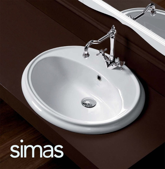 Раковина Simas Arcade 61 AR859bi*1 Белая