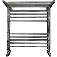 Водяной полотенцесушитель Ника Modern ЛМ 3 60x50 с полкой Хром 12 перекладин