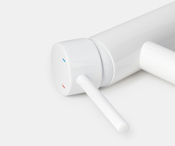 Смеситель для раковины Bronze de Luxe Scandi 1451W Белый глянцевый