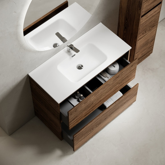 Тумба под раковину Sancos Libra Floor 100 LB100FECH Дуб чарльстон Тумба под раковину Sancos Libra Floor 100 LB100FECH Дуб чарльстон