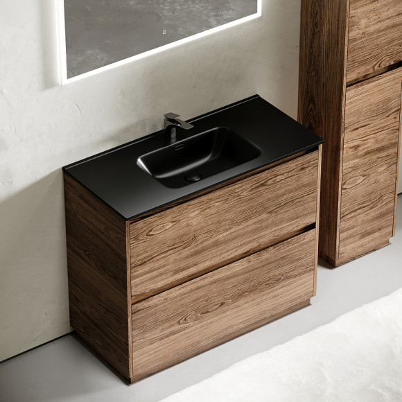 Тумба под раковину Sancos Libra Floor 100 LB100FECH Дуб чарльстон Тумба под раковину Sancos Libra Floor 100 LB100FECH Дуб чарльстон