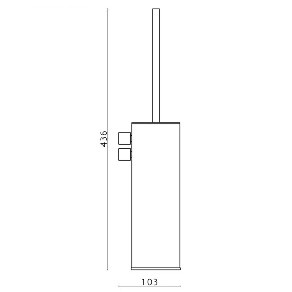 Ершик для унитаза Cisal Xion XI090671D1 Нержавеющая сталь Ершик для унитаза Cisal Xion XI090671D1 Нержавеющая сталь