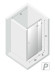 Душевая дверь New Trendy Avexa Gold 110 R EXK-1721 профиль Брашированное золото стекло прозрачное Душевая дверь New Trendy Avexa Gold 110 R EXK-1721 профиль Брашированное золото стекло прозрачное