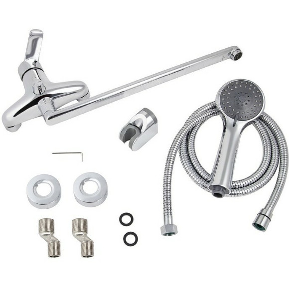 Смеситель для ванны Kaiser Orbit 20055B универсальный Хром