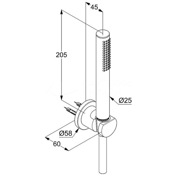Душевой гарнитур Kludi Nova Fonte Puristic 20850N0-15 Золото брашированное