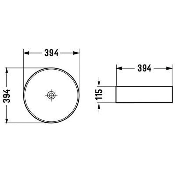 Раковина-чаша Vincea 39 VBS-216MA Антрацит матовый Раковина-чаша Vincea 39 VBS-216MA Антрацит матовый