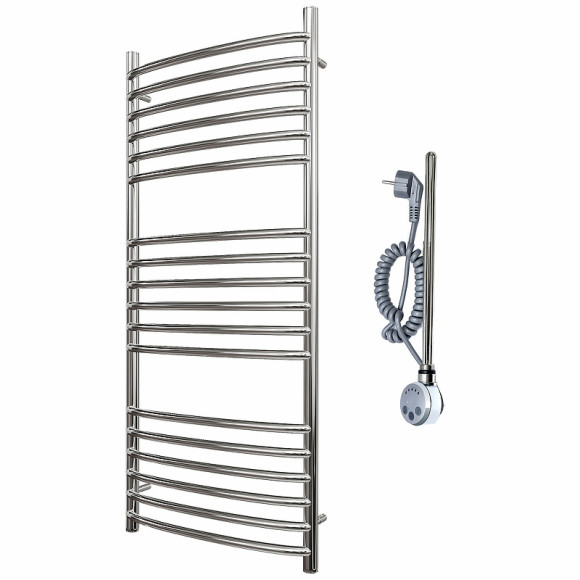 Электрический полотенцесушитель Point Альфа PN05152SE П18 500x1200 левый/правый Хром Электрический полотенцесушитель Point Альфа PN05152SE П18 500x1200 левый/правый Хром