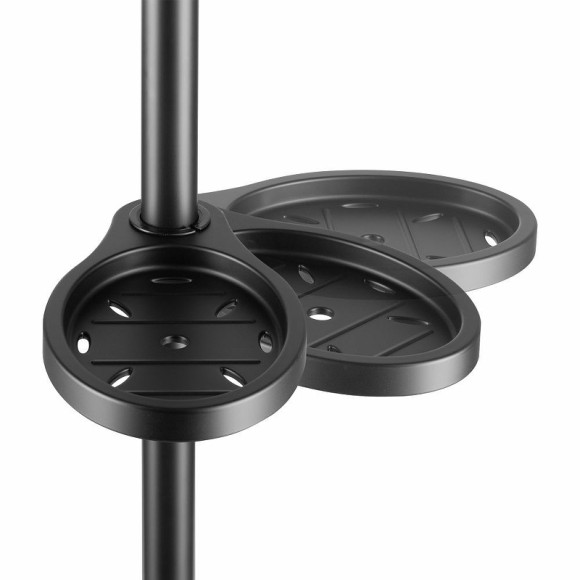 Мыльница Swedbe Hermes 5125B на душевую штангу Черная матовая Мыльница Swedbe Hermes 5125B на душевую штангу Черная матовая