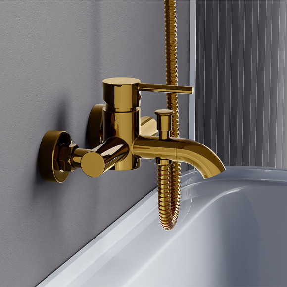 Смеситель для ванны Damixa Scandinavian Pure 361000600 Золото