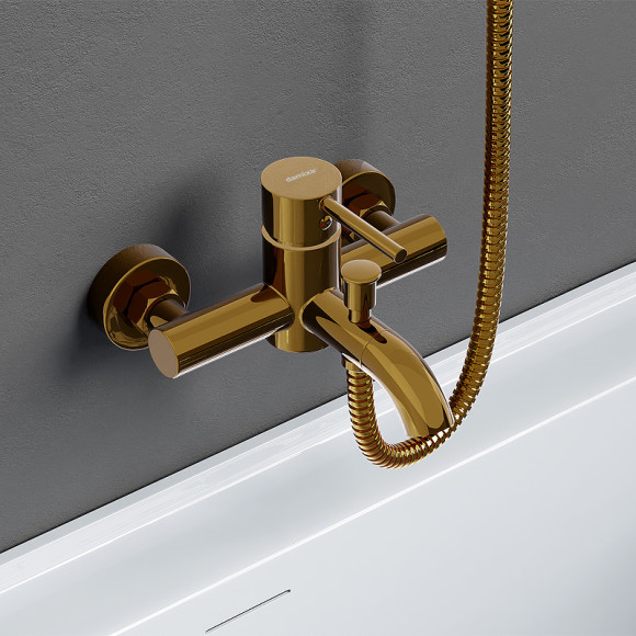 Смеситель для ванны Damixa Scandinavian Pure 361000600 Золото