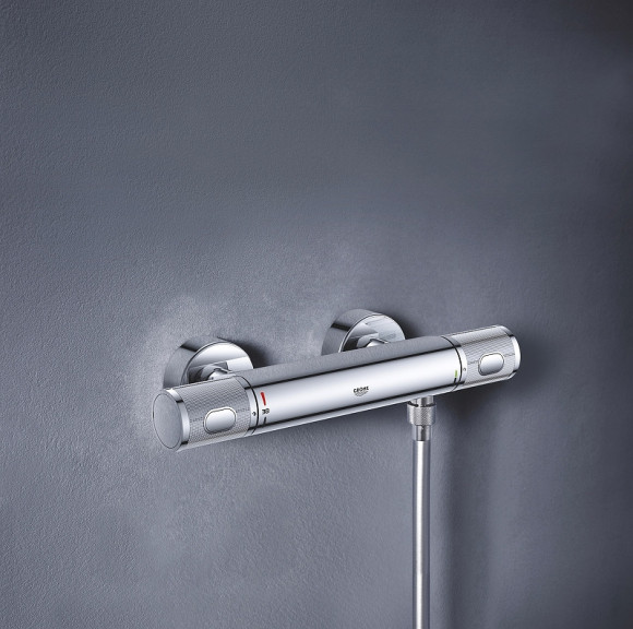 Смеситель для душа Grohe Grohtherm 1000 Performance 34827000 с термостатом Хром Смеситель для душа Grohe Grohtherm 1000 Performance 34827000 с термостатом Хром