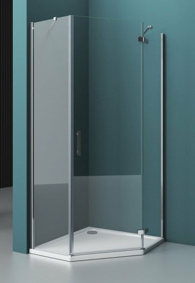 Душевой уголок BelBagno Kraft 100х100 KRAFT-P-1-100-C-Cr-R профиль Хром стекло прозрачное Душевой уголок BelBagno Kraft 100х100 KRAFT-P-1-100-C-Cr-R профиль Хром стекло прозрачное