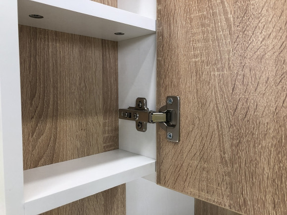 Зеркало со шкафом Comforty Рига 60 00004142211 Дуб сонома Зеркало со шкафом Comforty Рига 60 00004142211 Дуб сонома