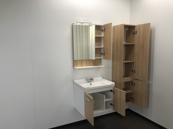 Зеркало со шкафом Comforty Рига 60 00004142211 Дуб сонома Зеркало со шкафом Comforty Рига 60 00004142211 Дуб сонома