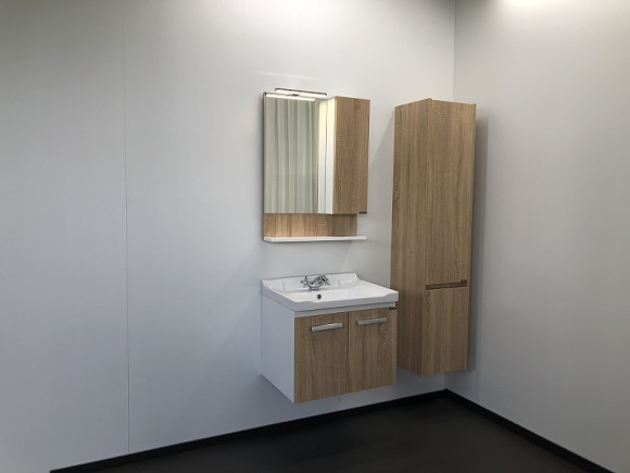 Зеркало со шкафом Comforty Рига 60 00004142211 Дуб сонома Зеркало со шкафом Comforty Рига 60 00004142211 Дуб сонома