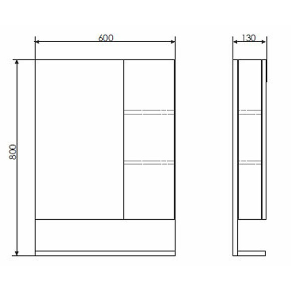 Зеркало со шкафом Comforty Рига 60 00004142211 Дуб сонома Зеркало со шкафом Comforty Рига 60 00004142211 Дуб сонома