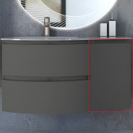 Подвесной шкаф Cezares Vague 34 R 54906 Grigio talpa opaco