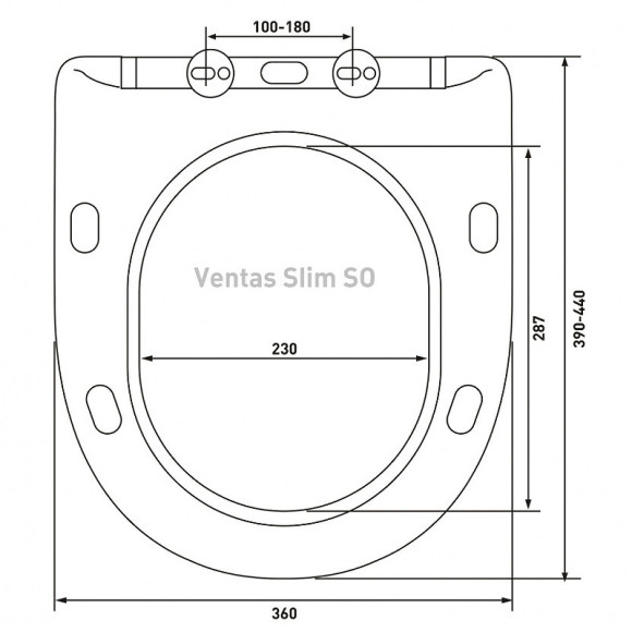 Унитаз Berges Ventas Black Rimless 082136 подвесной Черный с сиденьем Микролифт