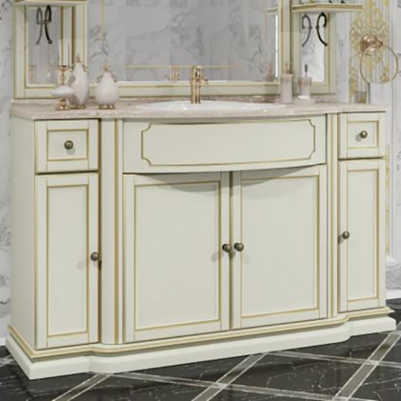 Тумба под раковину Opadiris Корсо Оро 11 89 00-00000626 Слоновая кость с золотой патиной Тумба под раковину Opadiris Корсо Оро 11 89 00-00000626 Слоновая кость с золотой патиной