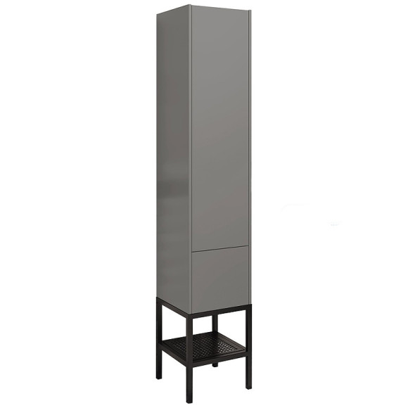 Шкаф пенал Opadiris Треви 35 L 00-00003861 Серый матовый