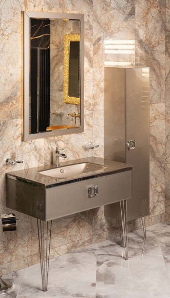 Тумба под раковину Boheme Armadi Art Lucido 100 770-100-D подвесная Дельмар