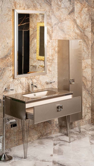 Тумба под раковину Boheme Armadi Art Lucido 100 770-100-D подвесная Дельмар