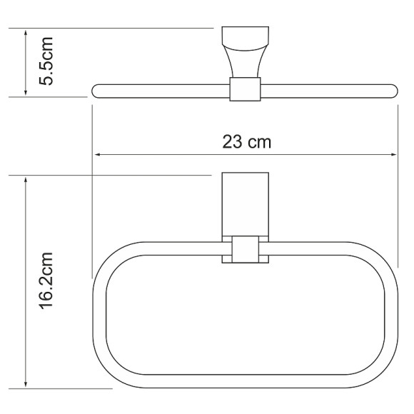 Кольцо для полотенец WasserKRAFT Leine K-5060W Хром Кольцо для полотенец WasserKRAFT Leine K-5060W Хром