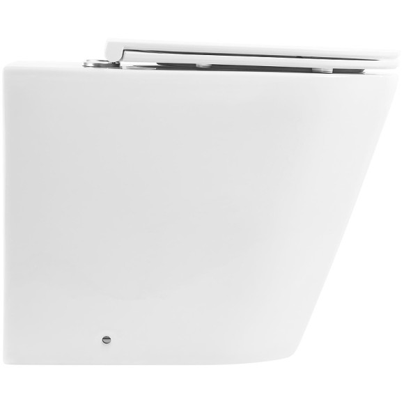 Унитаз BelBagno Flay-R BB1003CBR/BB870SC приставной с сиденьем Микролифт Унитаз BelBagno Flay-R BB1003CBR/BB870SC приставной с сиденьем Микролифт