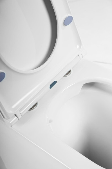 Унитаз BelBagno Flay-R BB1003CBR/BB870SC приставной с сиденьем Микролифт Унитаз BelBagno Flay-R BB1003CBR/BB870SC приставной с сиденьем Микролифт