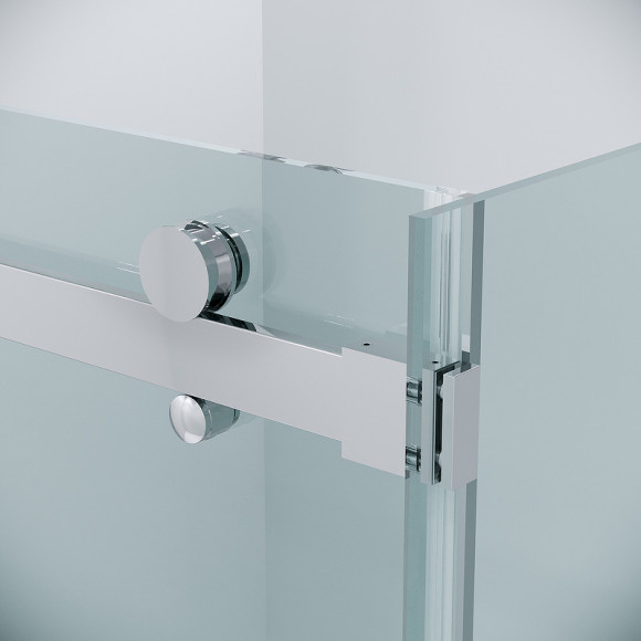 Душевой уголок Grossman Classic 130х80 120.K33.04.1380.10.00 профиль Хром стекло прозрачное