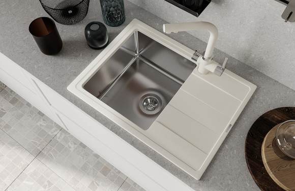 Кухонная мойка Florentina Комби-650 21.390.B0650.201 Жасмин Кухонная мойка Florentina Комби-650 21.390.B0650.201 Жасмин
