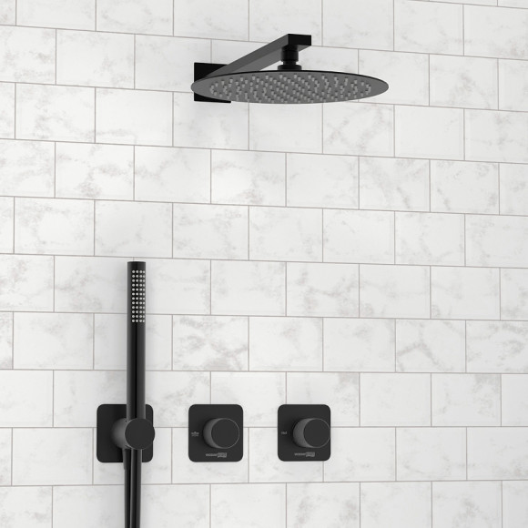 Душевая система WasserKRAFT Fulda A5251.299.219.258.302.242.217 Черная матовая