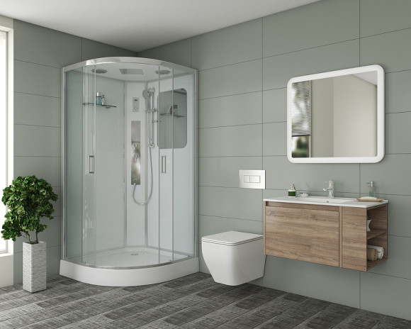 Душевая кабина Niagara Premium 90x90 NG-6001-01G с гидромассажем Душевая кабина Niagara Premium 90x90 NG-6001-01G с гидромассажем