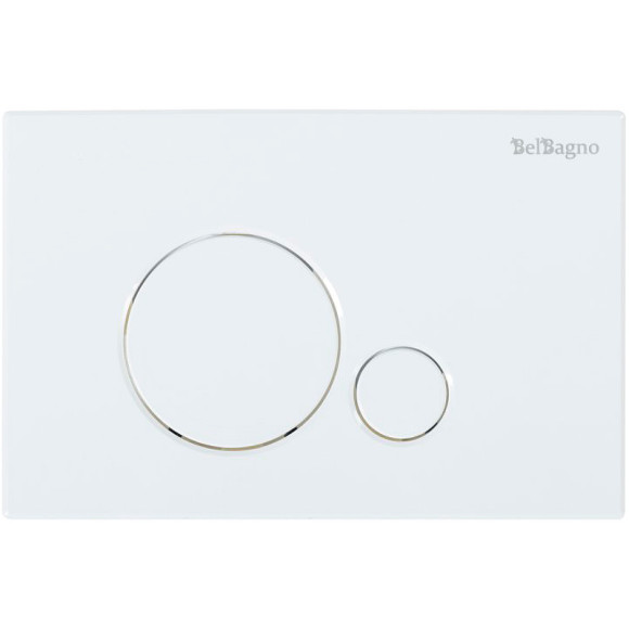 Комплект унитаза с инсталляцией BelBagno Tre BB8001CHR/SC/BB002-80/BB014-SR-BIANCO с сиденьем Микролифт и Белой клавишей смыва