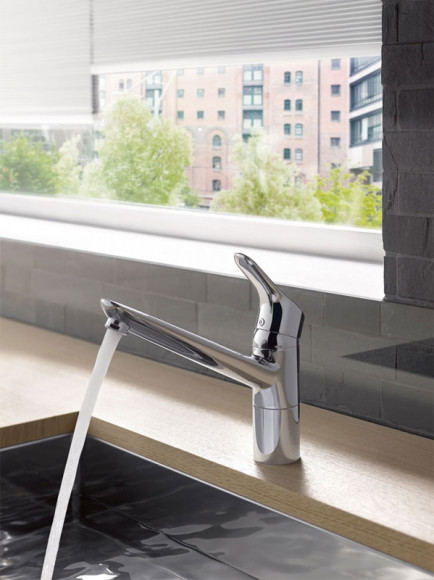 Смеситель для кухни Kludi Objekta 325740575 Хром Смеситель для кухни Kludi Objekta 325740575 Хром