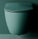 Унитаз Creavit Free FE322-11NY00E-0000 подвесной Зеленый нил без сиденья