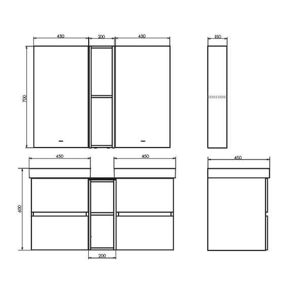 Подвесной шкаф Comforty Дартфорд 20 00-00013693 Дуб темно-коричневый Подвесной шкаф Comforty Дартфорд 20 00-00013693 Дуб темно-коричневый