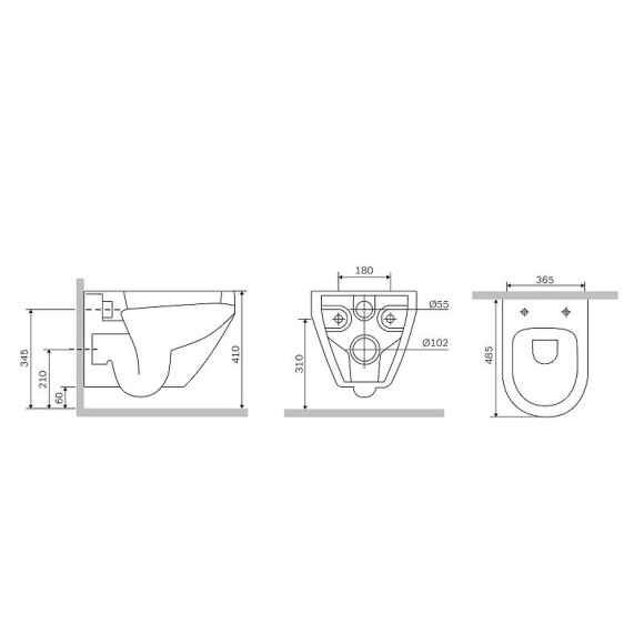 Комплект унитаза с инсталляцией AM.PM Spirit V2.0 FlashClean IS47031.701700 с сиденьем Микролифт и клавишей смыва Никель матовый Комплект унитаза с инсталляцией AM.PM Spirit V2.0 FlashClean IS47031.701700 с сиденьем Микролифт и клавишей смыва Никель матовый