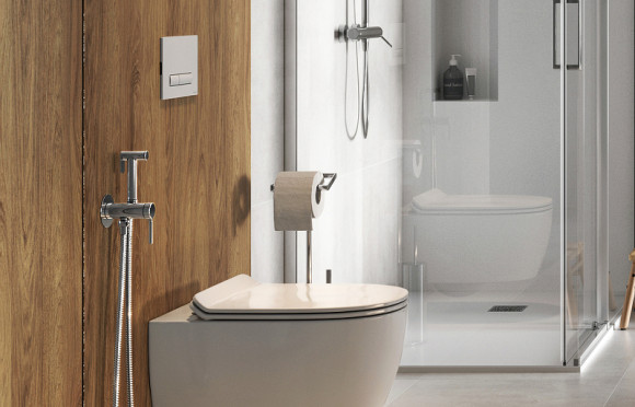 Гигиенический душ со смесителем Excellent Pi Arex AREX.1204CR Хром