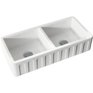 Кухонная мойка Kerasan Hannah Surrey 100 545101 Белая Кухонная мойка Kerasan Hannah Surrey 100 545101 Белая