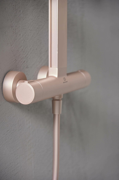 Душевая система Ideal Standard Alu+ BD583RO с термостатом Rose Душевая система Ideal Standard Alu+ BD583RO с термостатом Rose