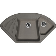 Кухонная мойка Florentina Капри-1060 20.185.J1060.102 Черная