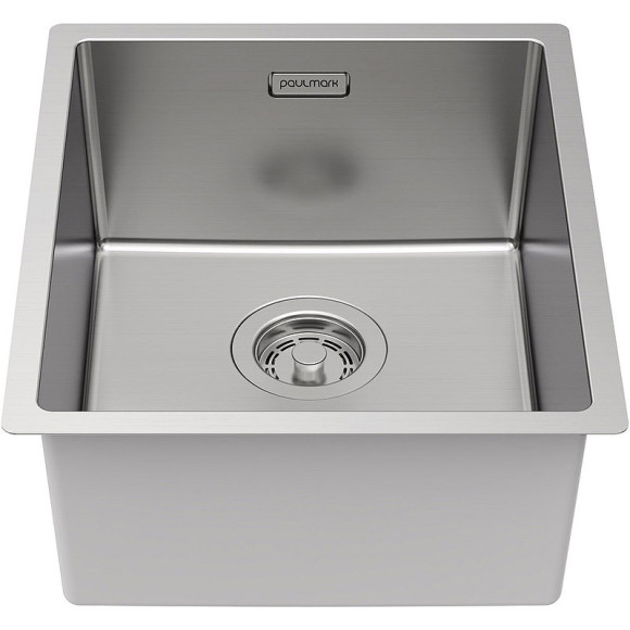 Кухонная мойка Paulmark Lassan 38 Uni LA38-BS Брашированная нержавеющая сталь Кухонная мойка Paulmark Lassan 38 Uni LA38-BS Брашированная нержавеющая сталь