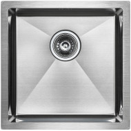 Кухонная мойка Paulmark Gerberg 44 Uni PM254444-BS Брашированная сталь Кухонная мойка Paulmark Gerberg 44 Uni PM254444-BS Брашированная сталь