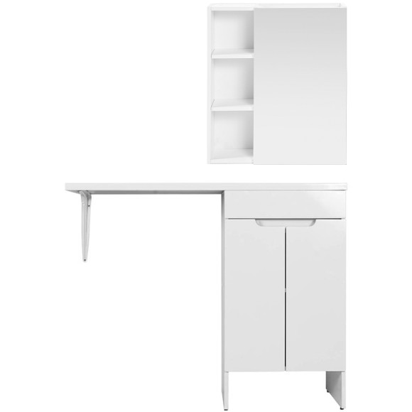 Тумба с раковиной Orange Sistema 110 R STD-110TUW+RAR Белая Тумба с раковиной Orange Sistema 110 R STD-110TUW+RAR Белая