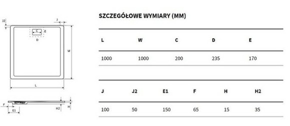 Душевой поддон из искусственного камня Excellent Lavano 100x100 BREX.1102.100.100.CON Бетон Душевой поддон из искусственного камня Excellent Lavano 100x100 BREX.1102.100.100.CON Бетон
