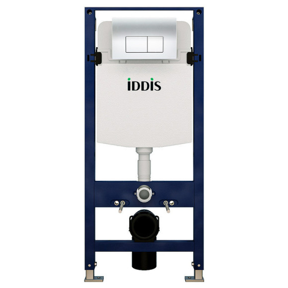 Инсталляция Iddis Optima Home OPH00GCi32K для унитаза с клавишей смыва Хром